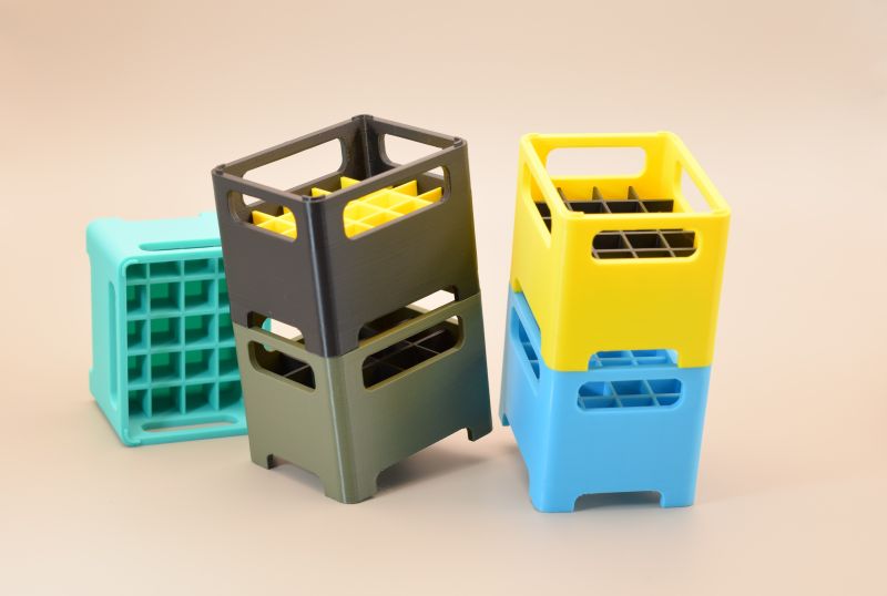 Getränkekasten-Batteriekiste in Bunt
